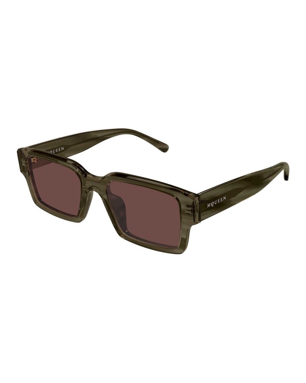 McQueen Black Am0579S 003 Sunglasses Acetate Squared for men