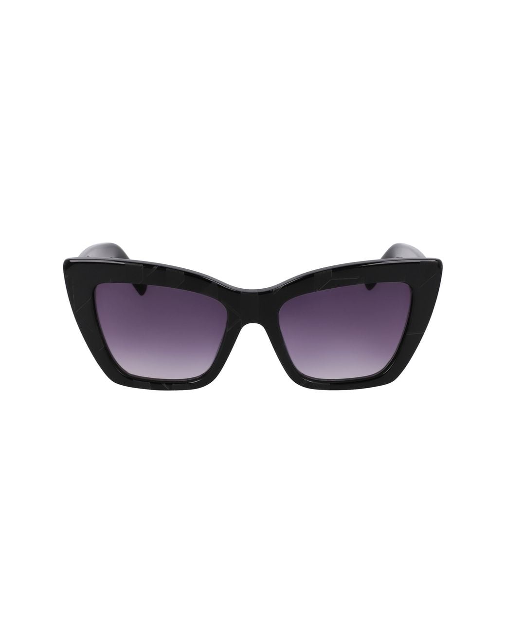 Karl Lagerfeld Black Kl6158S 001 Sunglasses Acetate Cat Eye Normal Normal