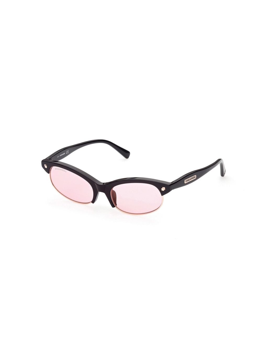 DSquared² Black Dq0368 Freddy 01S Outlet Sunglasses Acetate Round Normal