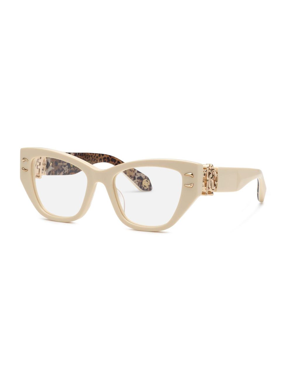 Roberto Cavalli Black Vrc075M 09X7 Optical Frames Acetate Cat Eye