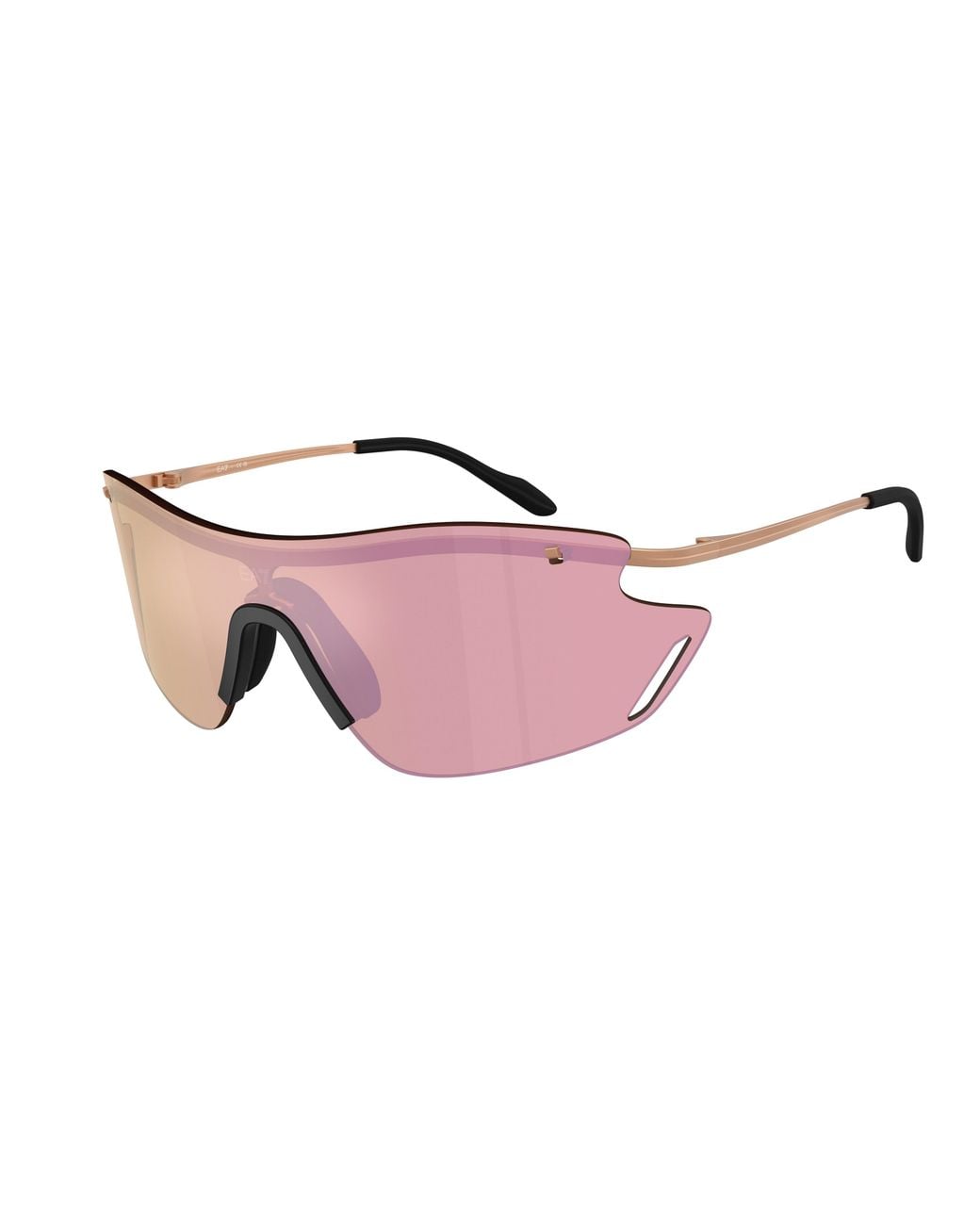 Moncler Black Q72001 34127J Sunglasses Metal Geometric Mirror for men