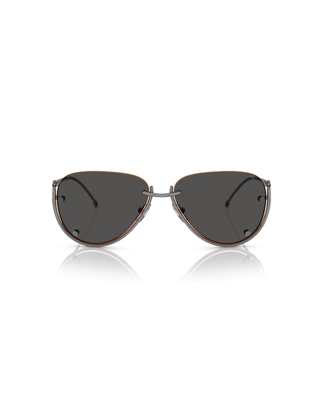 DIESEL Black Dl1003 104/87 Sunglasses Metal Pilot Normal