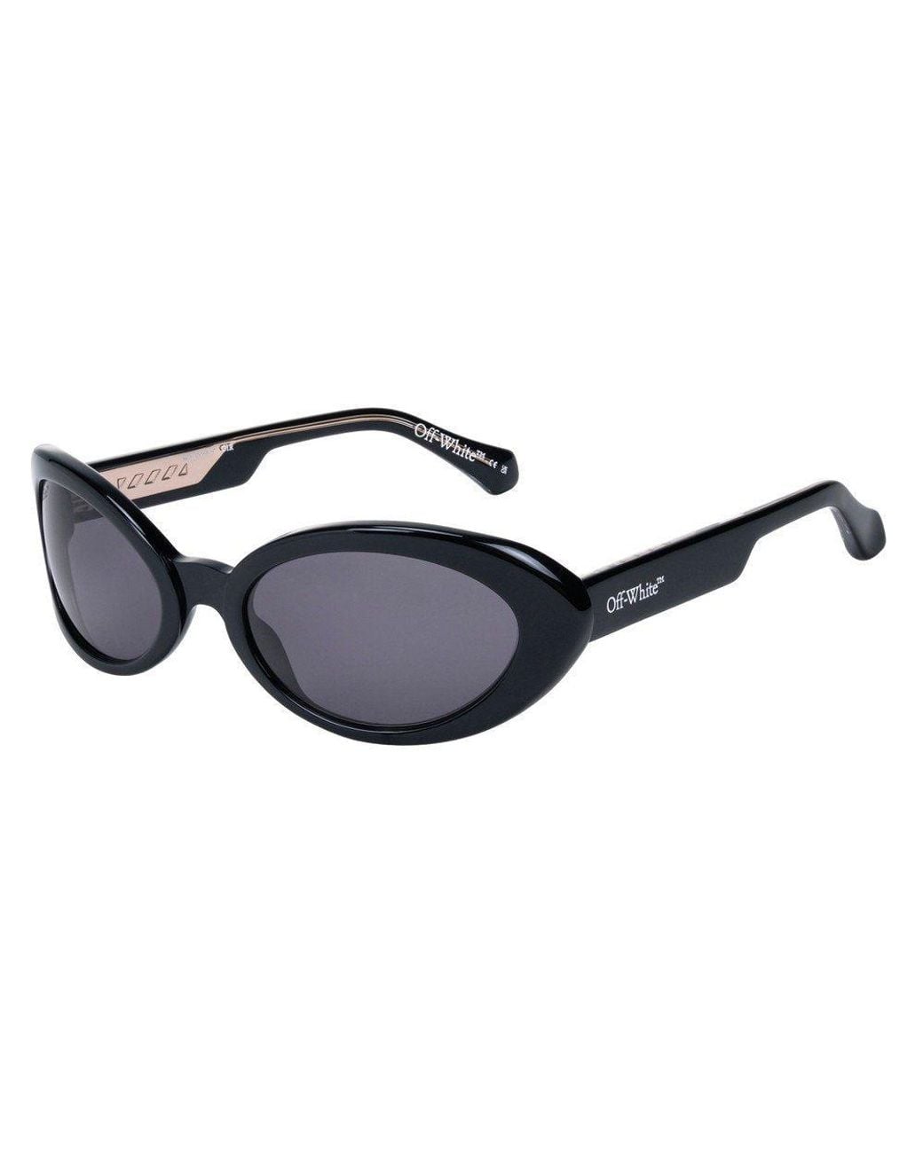 White Gear Blue Rounded Square Off-White c/o Virgil Abloh Ow1063 Hale 091 Sunglasses Acetate Round ...