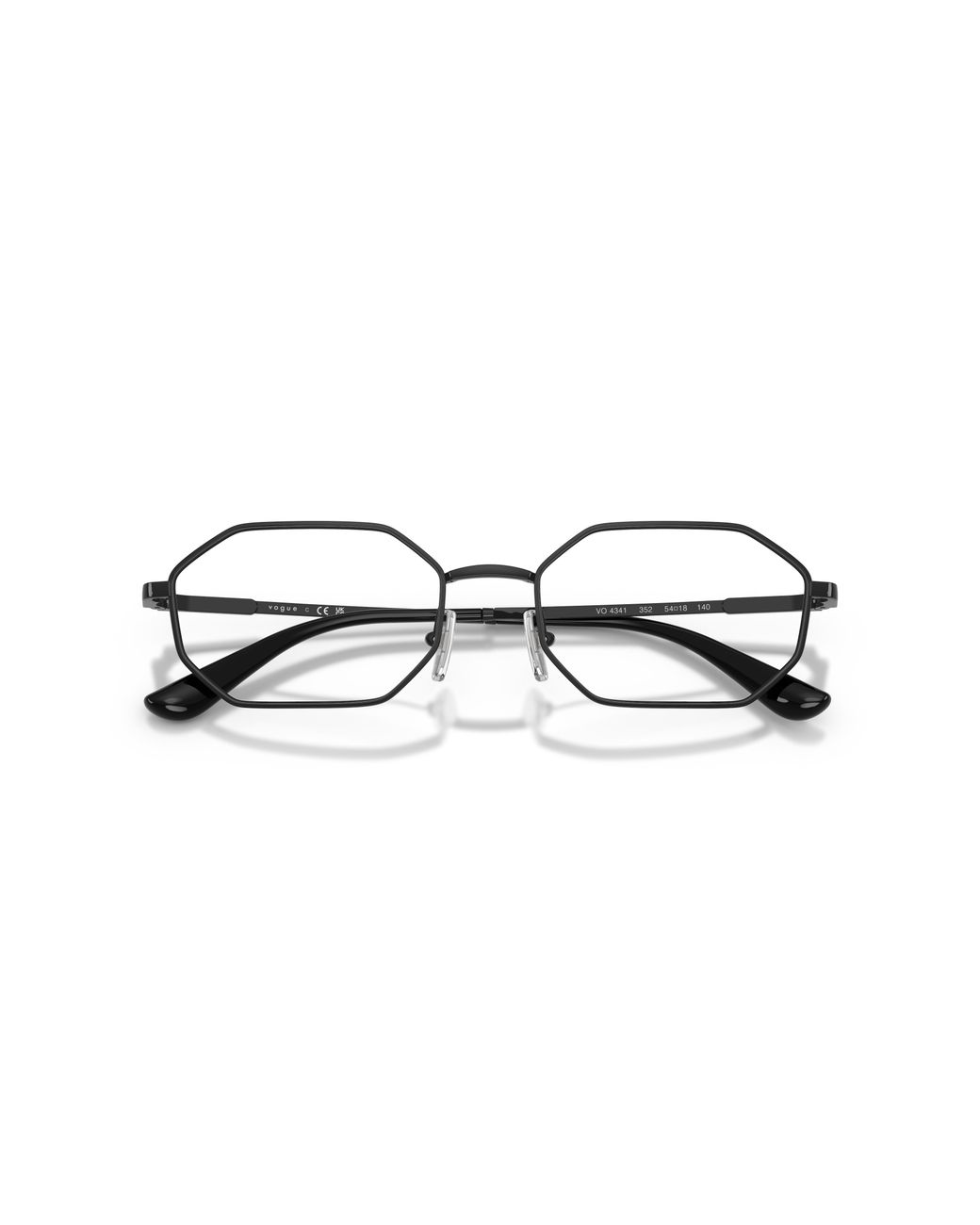 Vogue Eyewear Black Vo4341 352 Optical Frames Metal Geometric Normal