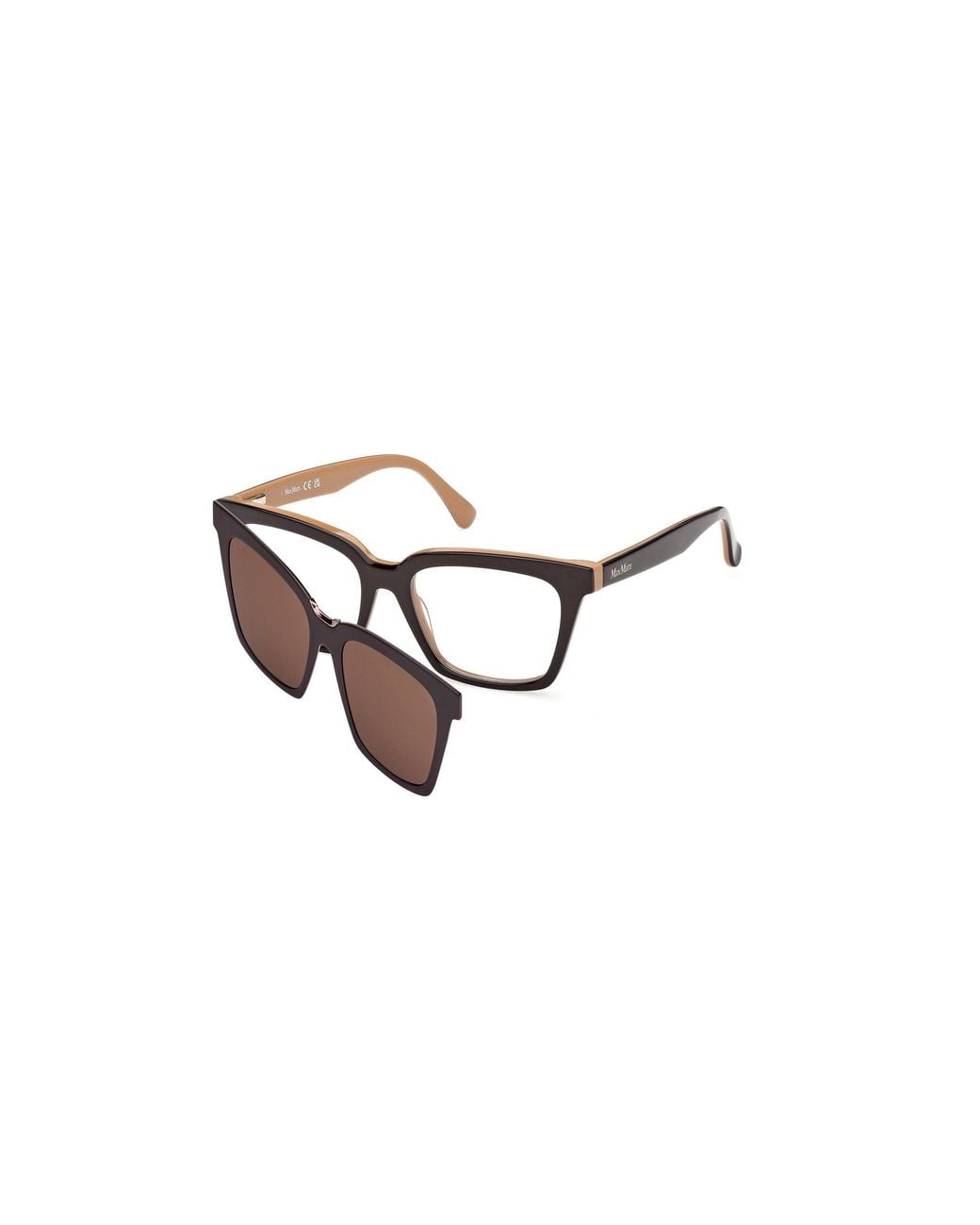 Max Mara Black Mm5213 050 Optical Frames Acetate Cat Eye Normal