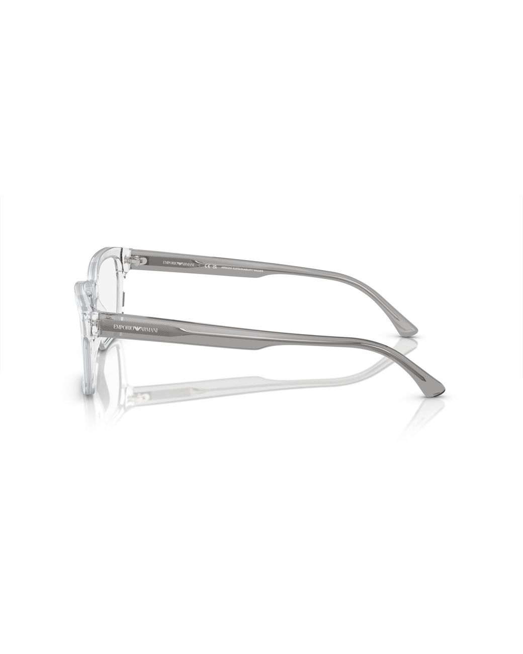 Emporio Armani Black Ea3192 5883 Optical Frames Acetate Squared Normal for men