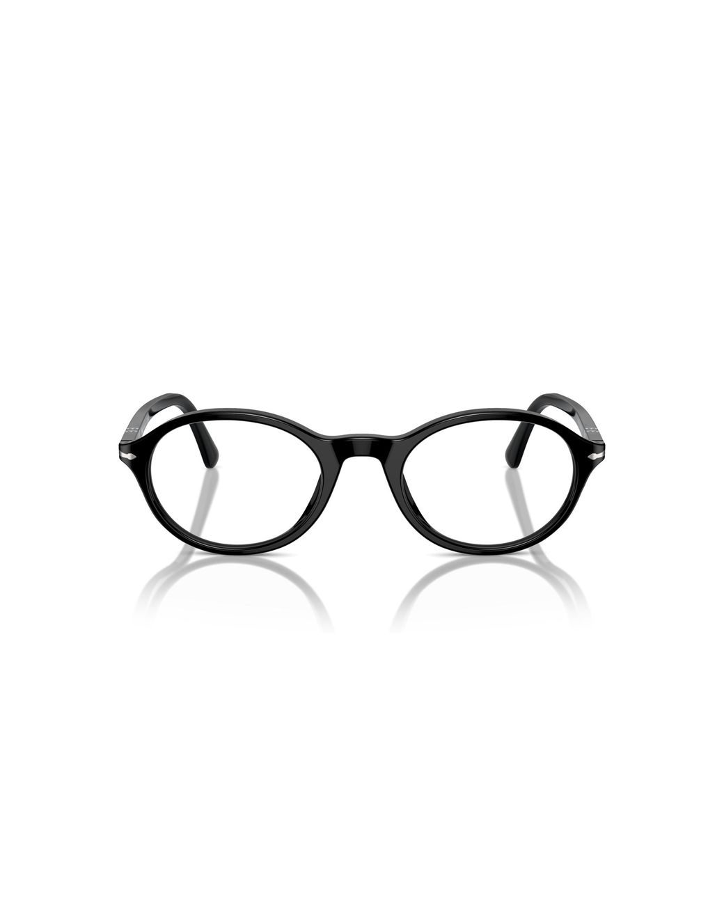 Persol Black Po3351V 95 Optical Frames Acetate Transparent Round Normal