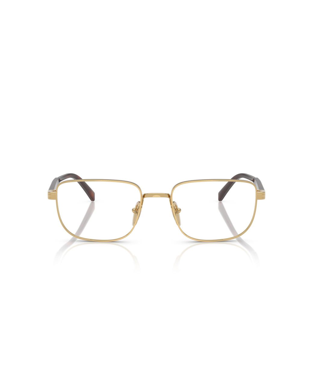Prada Black Pr B51V 5Ak1O1 Optical Frames Transparent Squared Normal for men