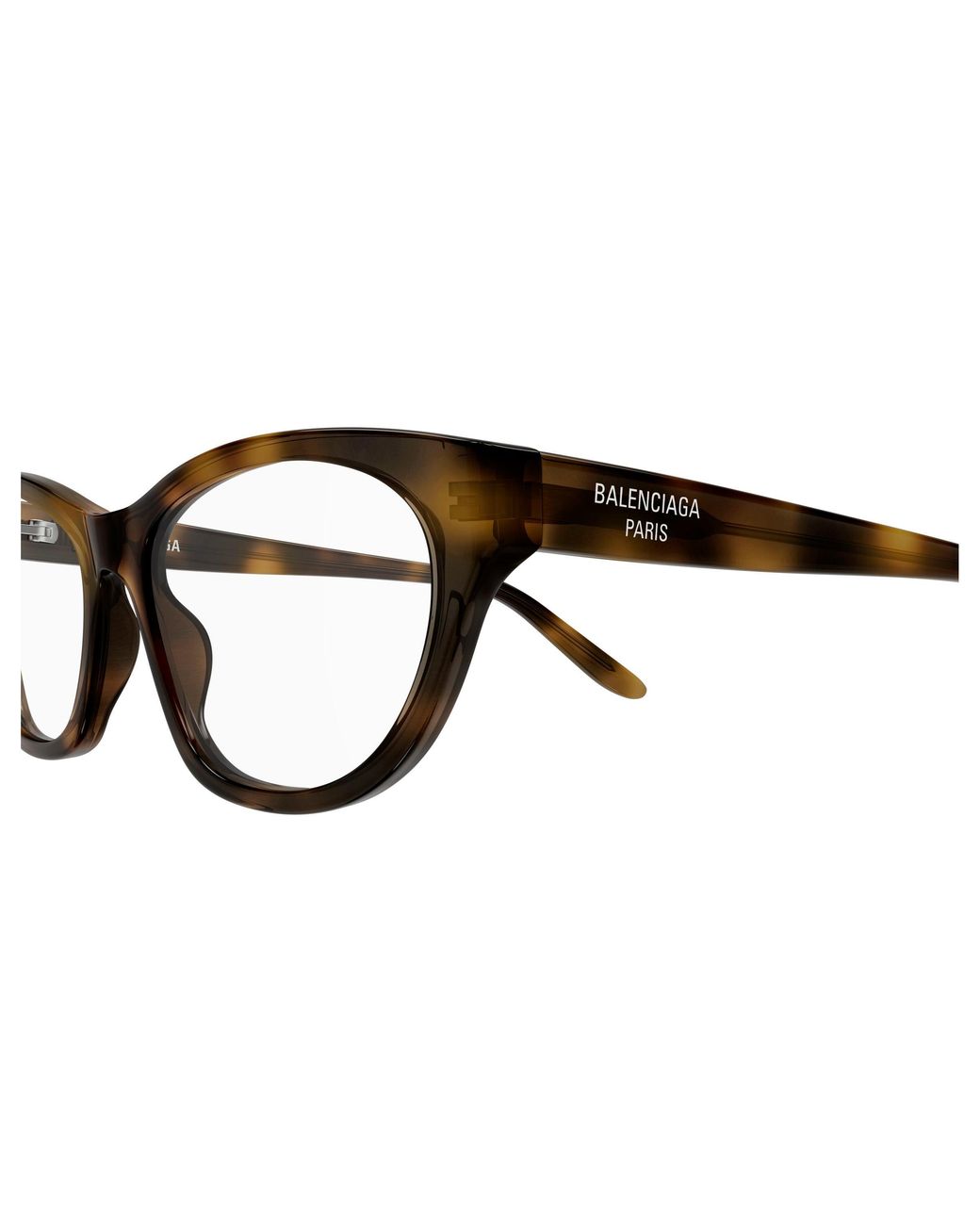 Balenciaga Black Bb0500O 003 Optical Frames Acetate Transparent Cat Eye