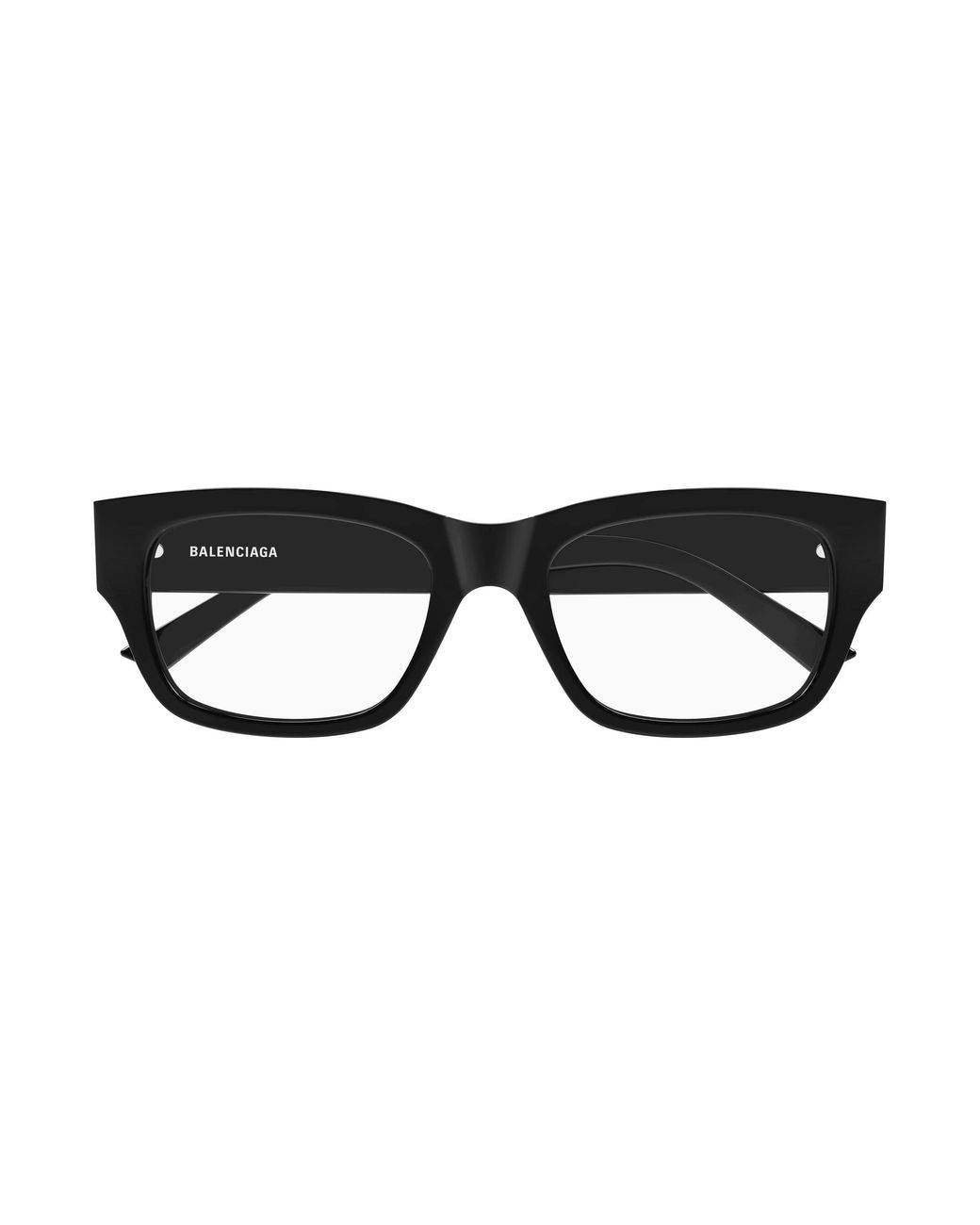Balenciaga Black Bb0450O 001 Optical Frames Acetate Transparent Squared for men
