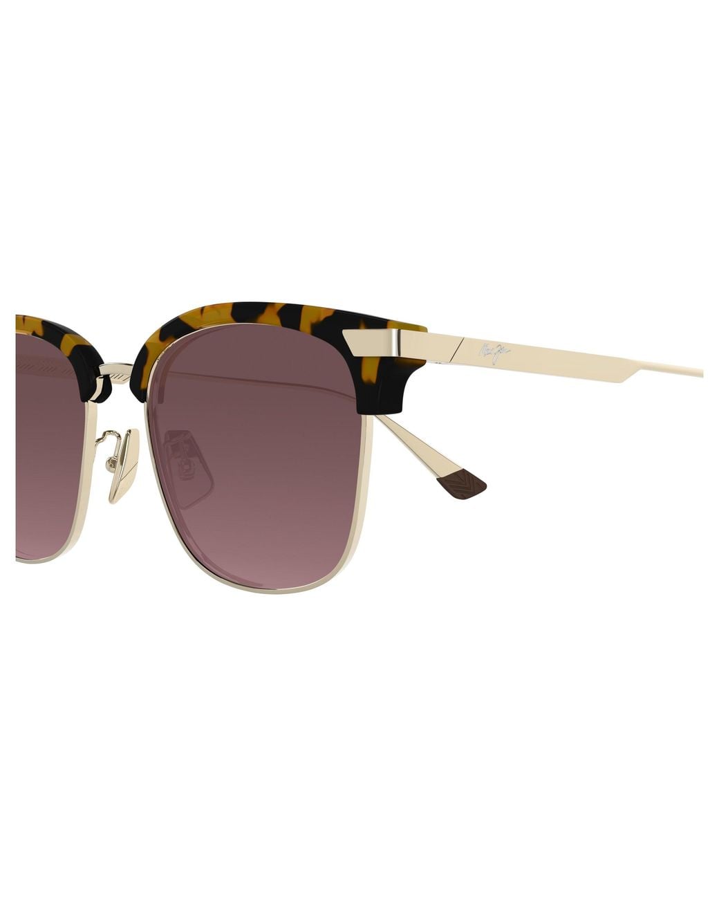 Maui Jim Black Mj0629Sa 003 Occhiali Da Sole Bio-Iniettato Rosa Rotonda