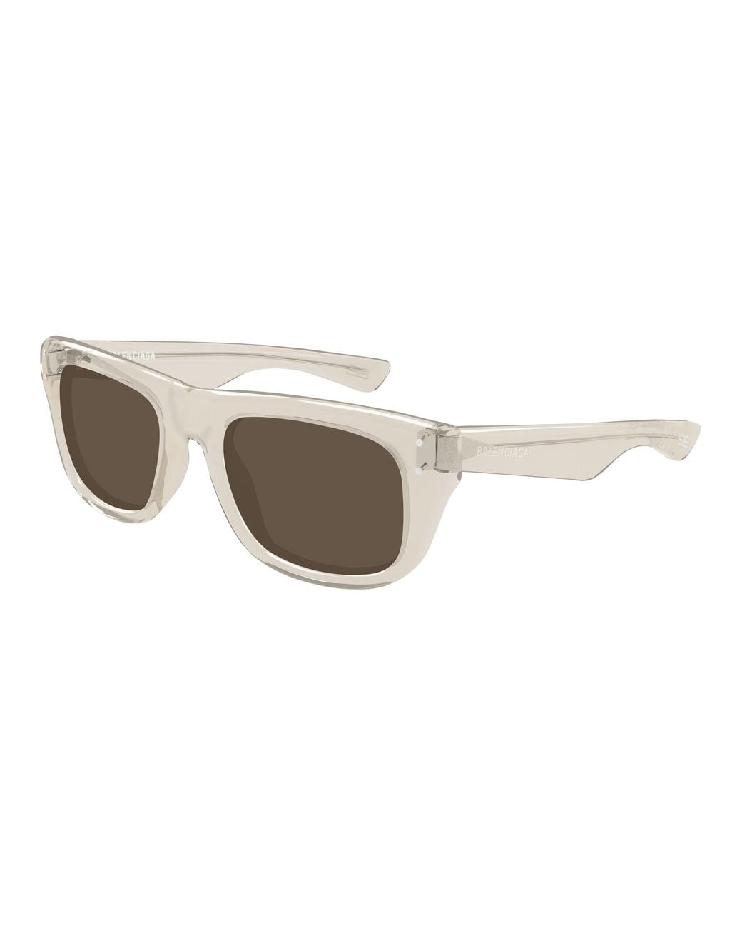 Balenciaga Black Bb0521S 004 Sunglasses Acetate Squared for men
