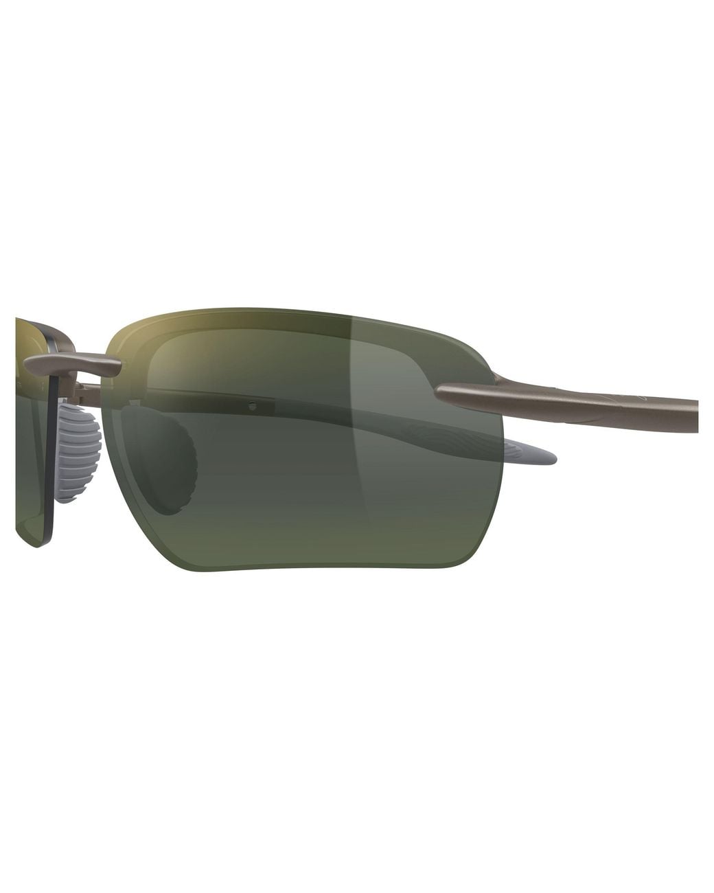 Maui Jim Black Mj0336S 003 Occhiali Da Sole Bio-Iniettato Verde Geometrica