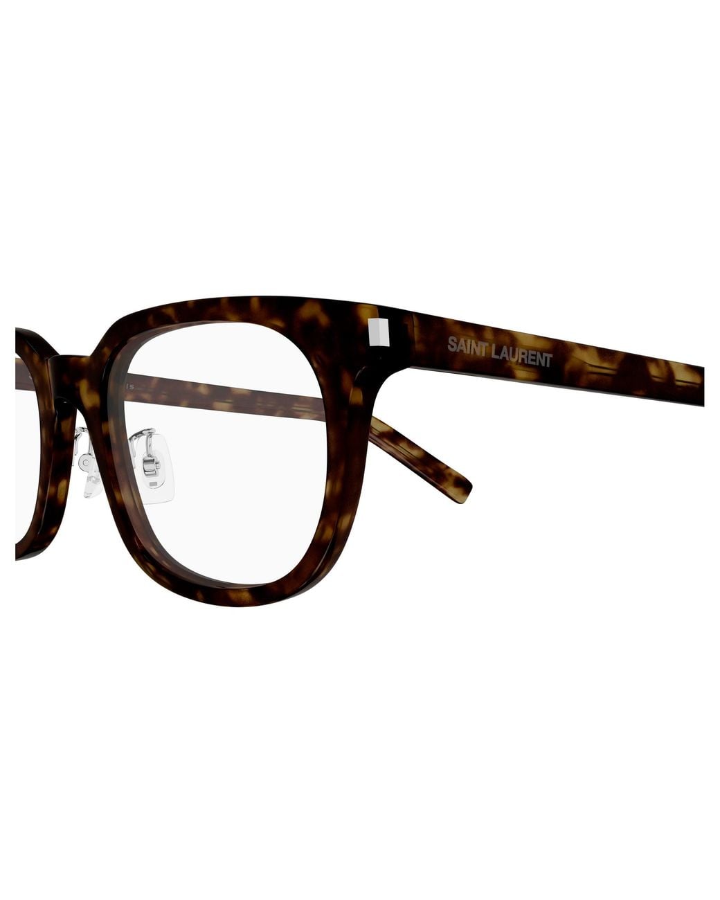 Saint Laurent Black Sl 840/J 002 Optical Frames Acetate Transparent Squared