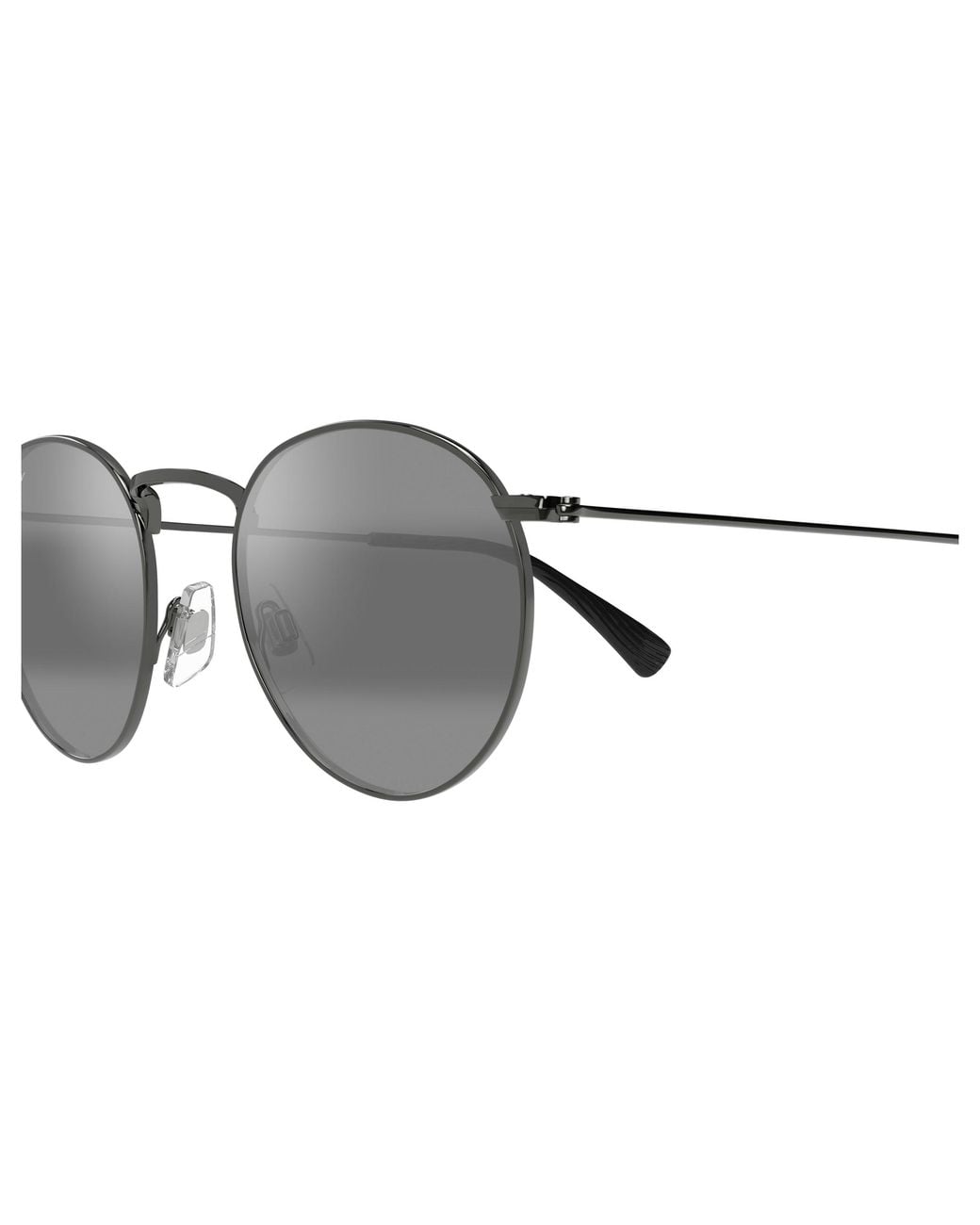 Maui Jim Black Mj0667S 001 Occhiali Da Sole Metallo Grigio Rotonda