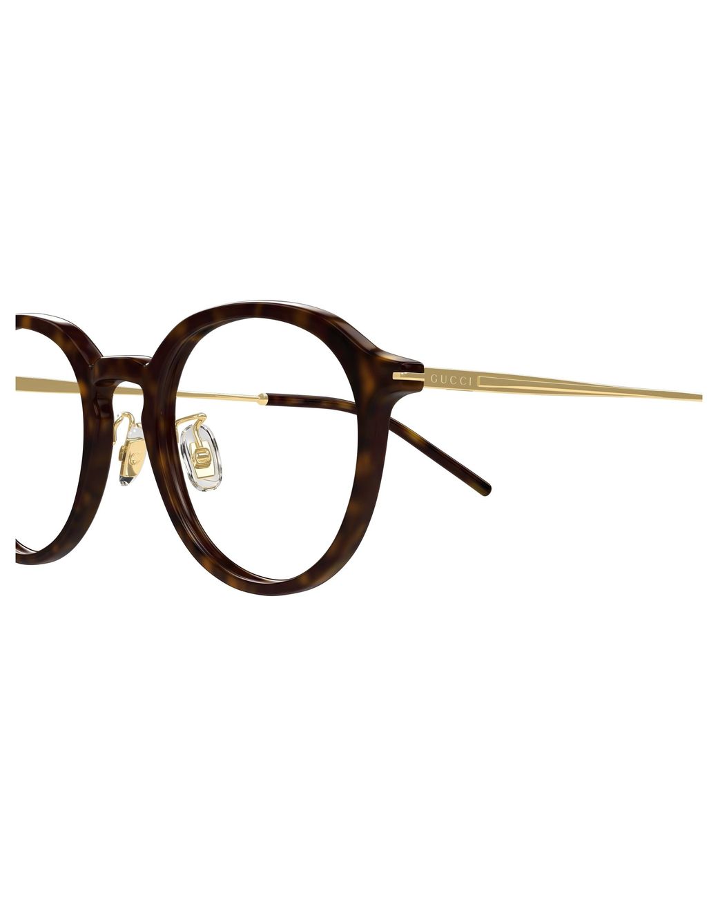 Gucci Black Gg1734Ok 002 Optical Frames Acetate Transparent Round