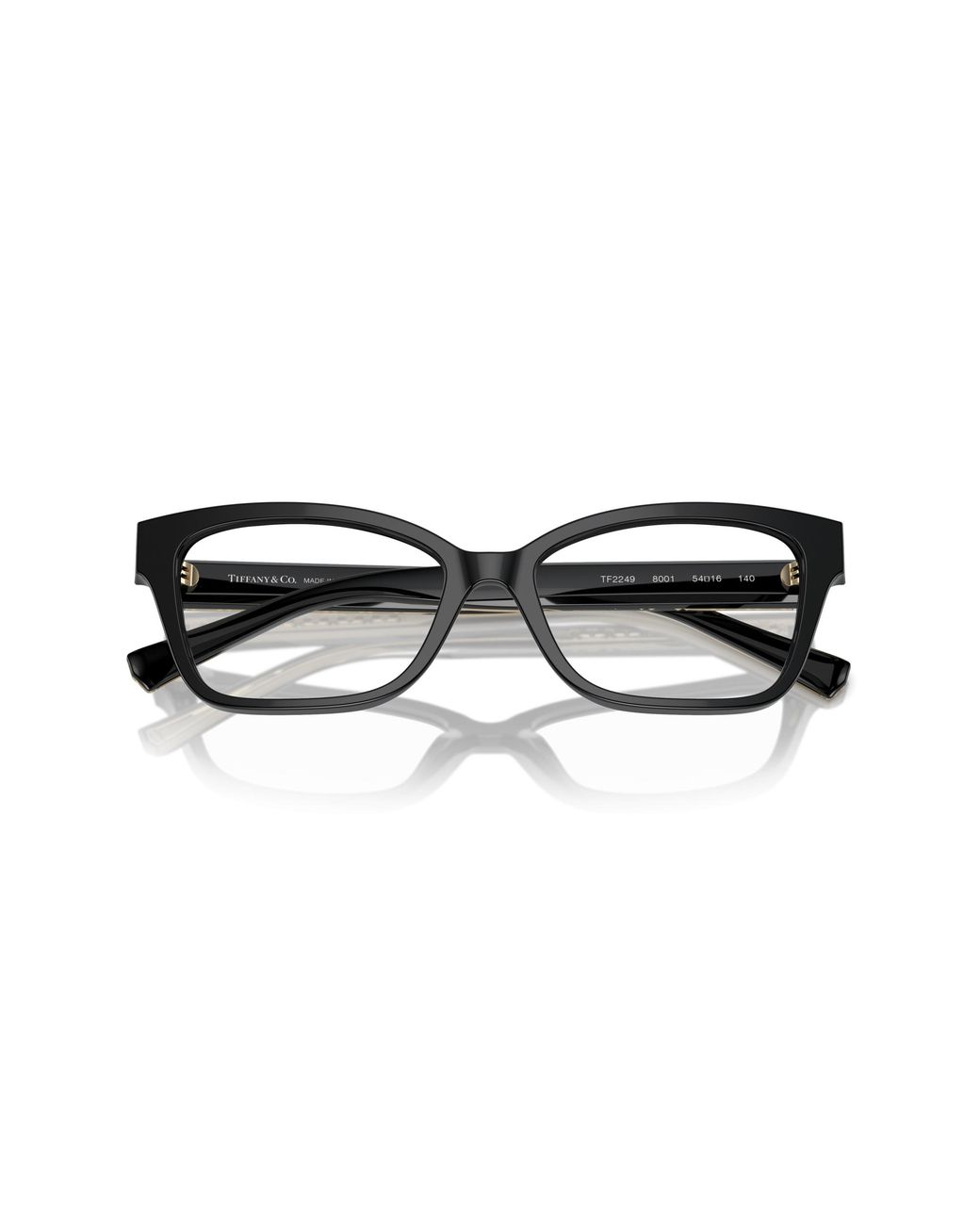 Tiffany & Co Black Tf2249 8001 Optical Frames Acetate Transparent Butterfly Normal