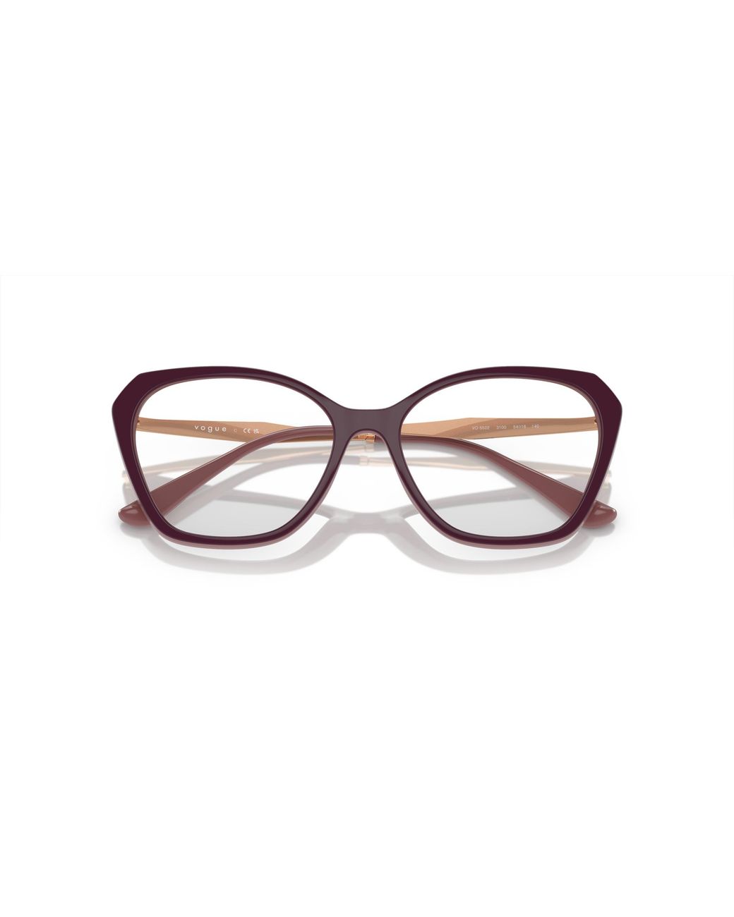 Vogue Eyewear Black Vo5522 3100 Optical Frames Injected Geometric Normal