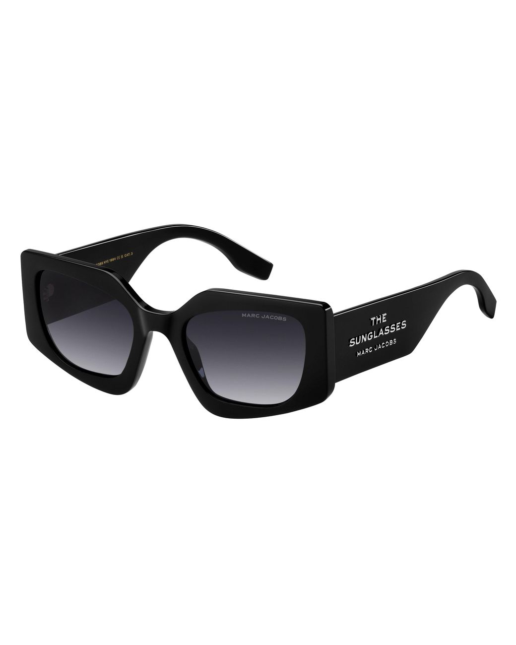 Marc Jacobs Black Marc 774/S 807/9O Sunglasses Polyamide Squared Normal Shaded