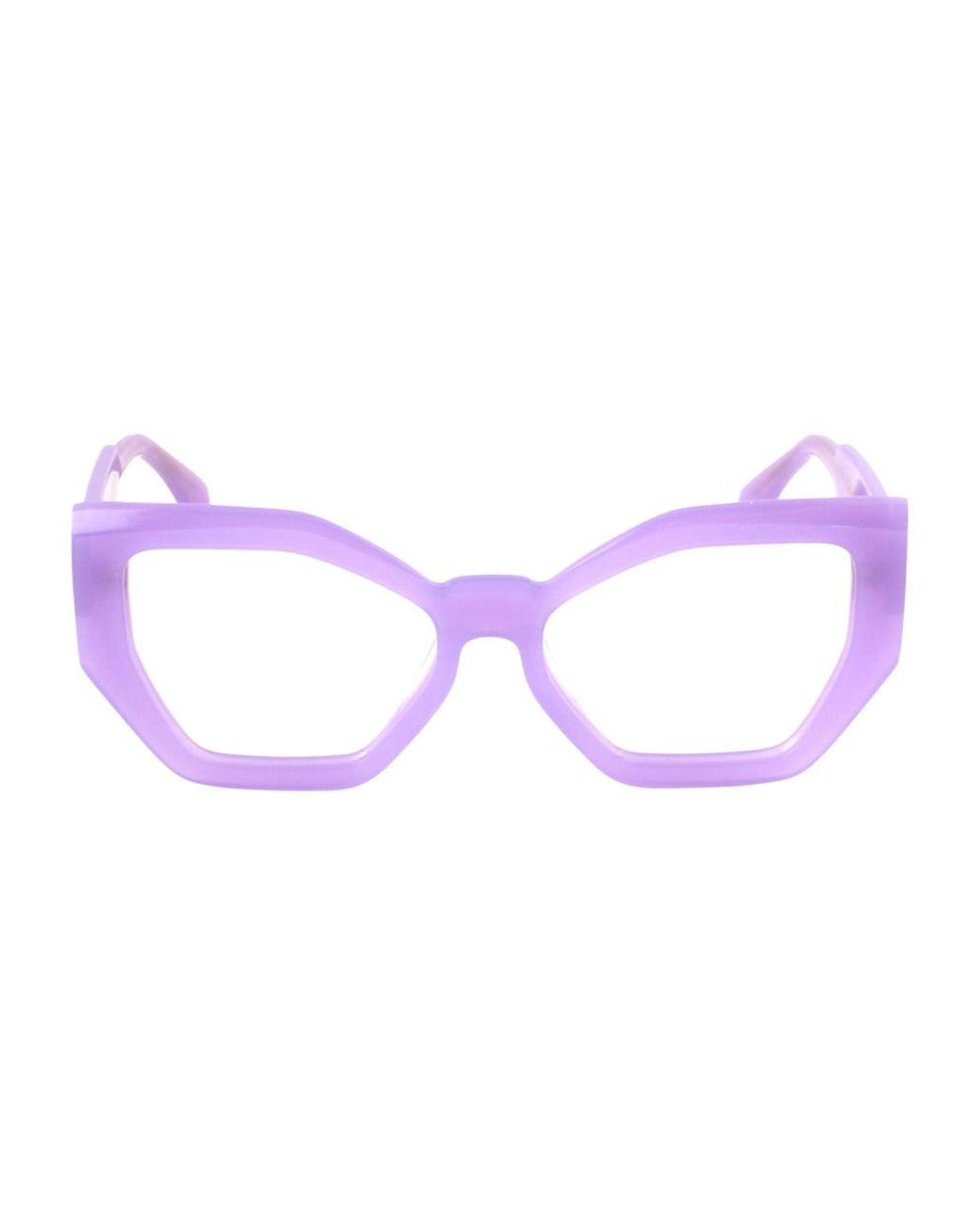 Xlab Purple Lombok Optical Frames Acetate Cat Eye Anti- Light Anti Light