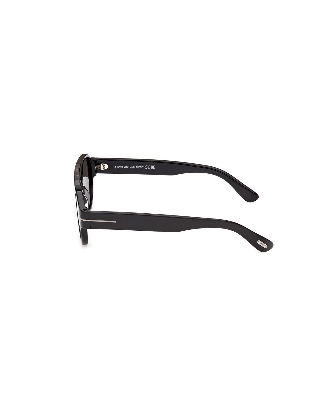 Tom Ford Black Ft1407-N Pablo-02 01A Sunglasses Acetate Smoke Pilot Normal for men