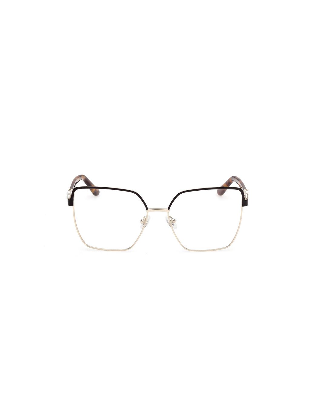 Guess Black Gu50229 049 Optical Frames Metal Squared Normal