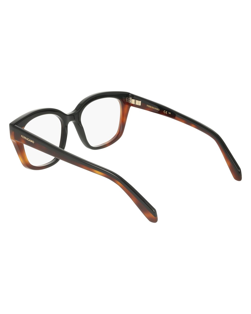 Ferragamo Black Sf3023 006 Optical Frames Acetate Squared Normal