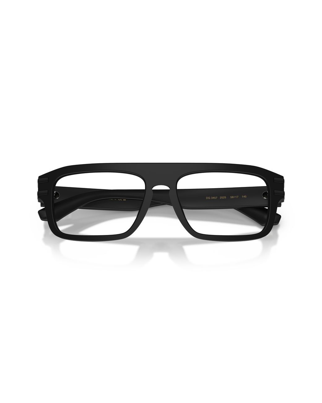 Dolce & Gabbana Black Dg3457 2525 Optical Frames Acetate Transparent Squared Normal for men