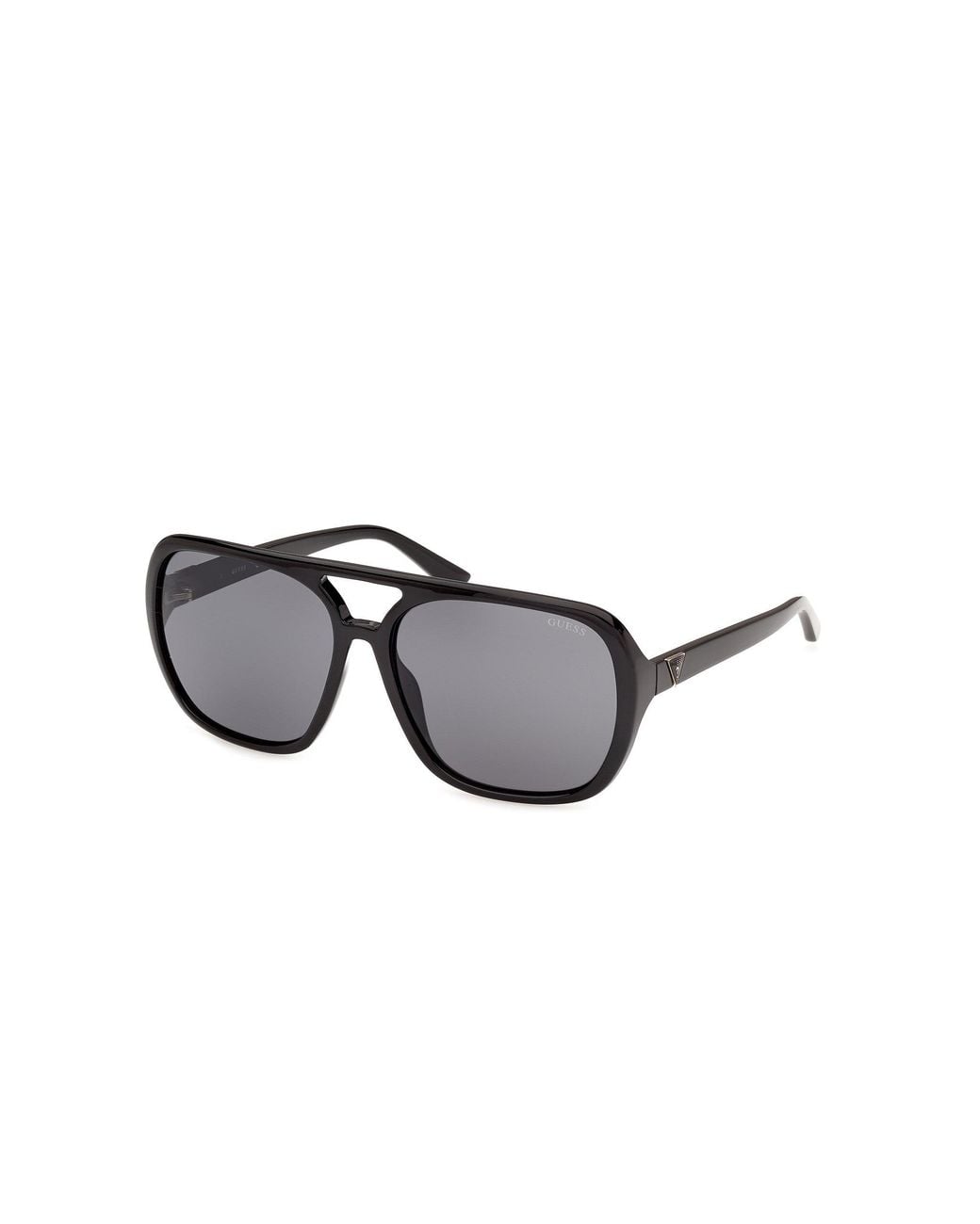 Guess Black Gu00351 01A Sunglasses Injected Smoke Pilot Normal