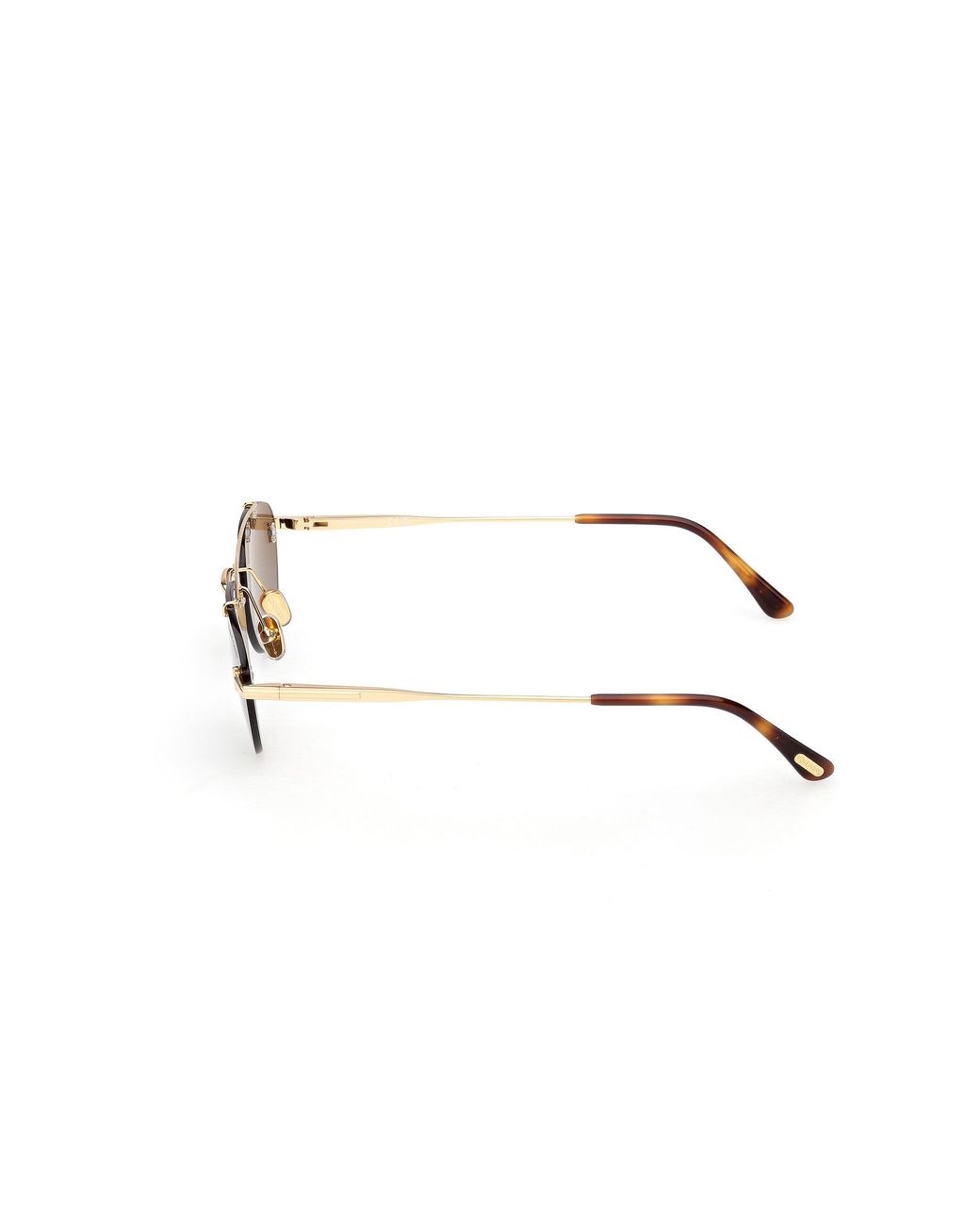Tom Ford Black Ft1356 Astor-02 30F Sunglasses Metal Pilot Normal