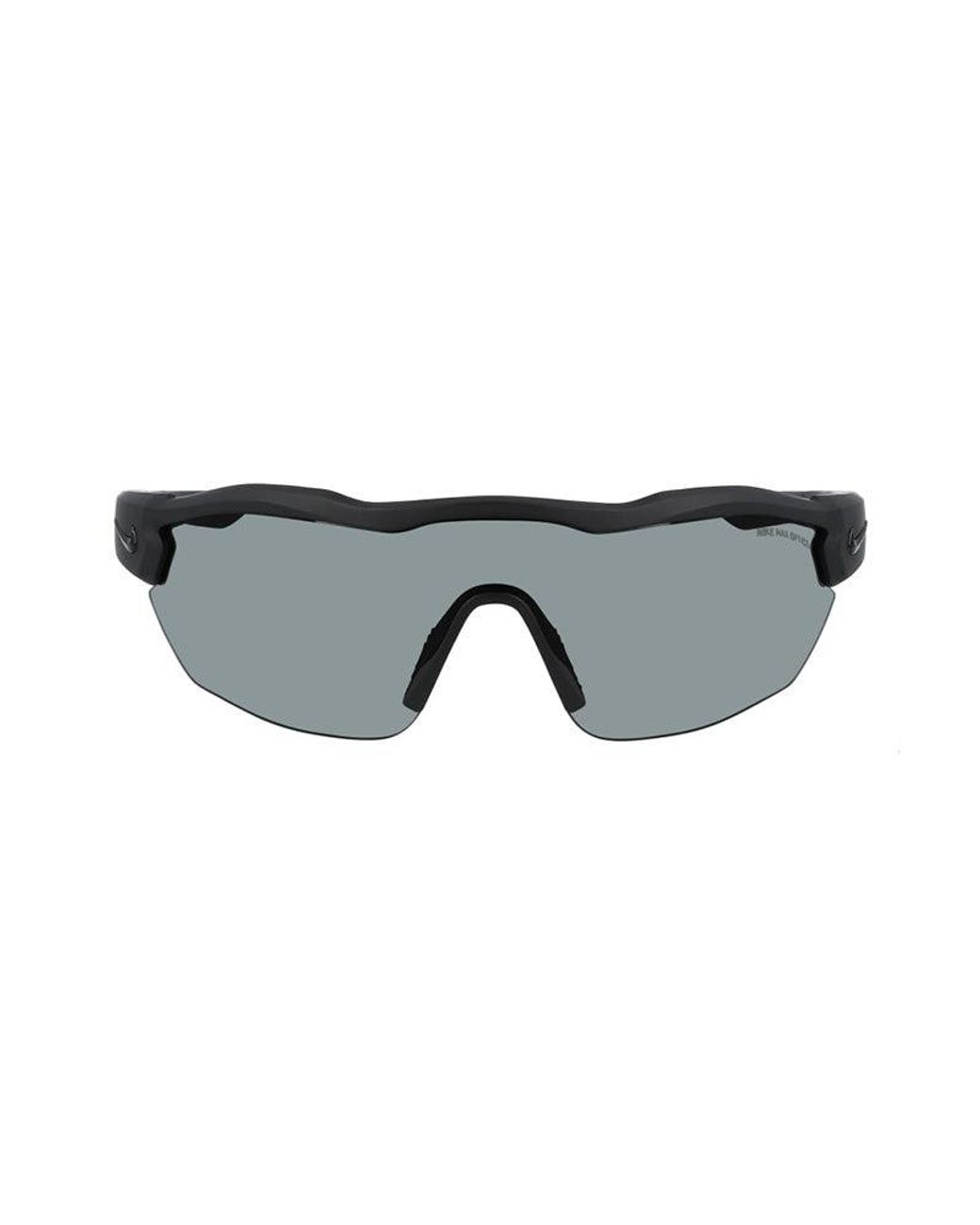 Nike Black Show X3 Elite L Dj5558 011 Sunglasses Plastic Wraparound Normal for men