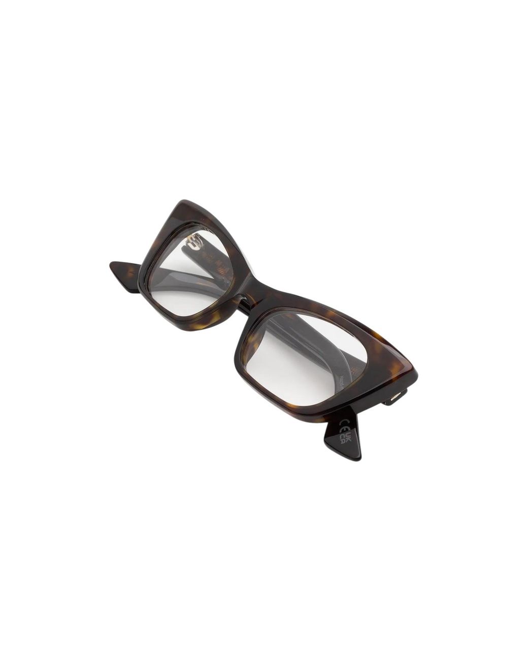 Marni Black Kog Nezia Dark Optical Frames Acetate Cat Eye