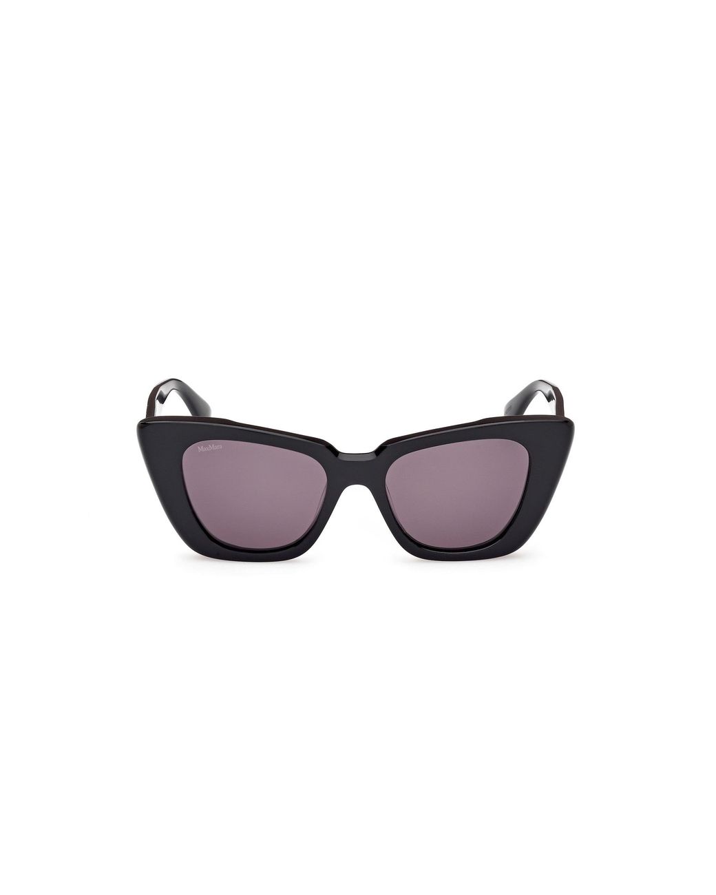 Max Mara Black Mm0099 Glimpse5 01A Sunglasses Acetate Smoke Butterfly Normal