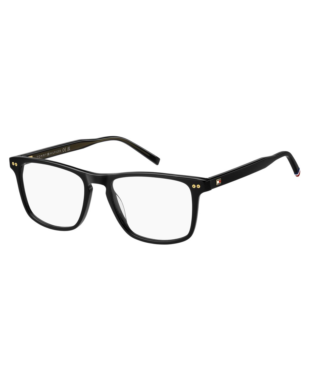 Tommy Hilfiger Black Th 2189 807 Optical Frames Acetate Squared Normal for men