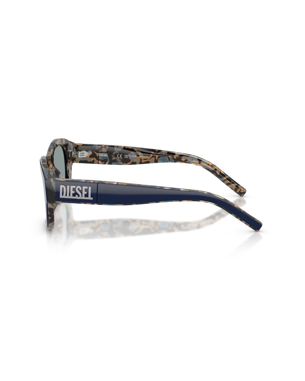 DIESEL Black Dl2020U 2070/1 Sunglasses Acetate Squared Normal