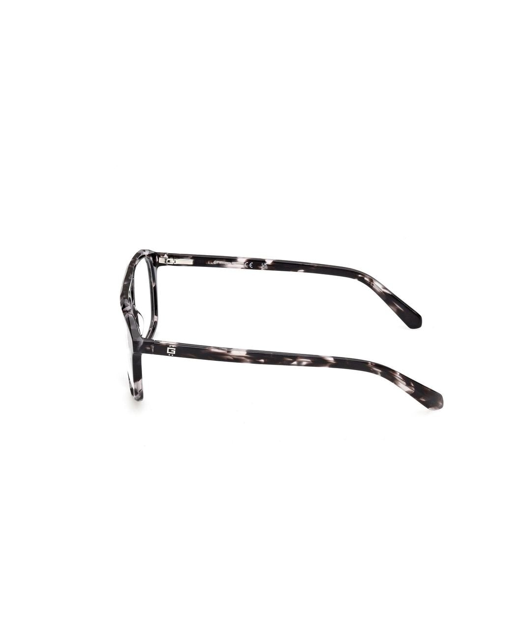 Guess Black Gu50447 20 Optical Frames Acetate Pilot Normal for men