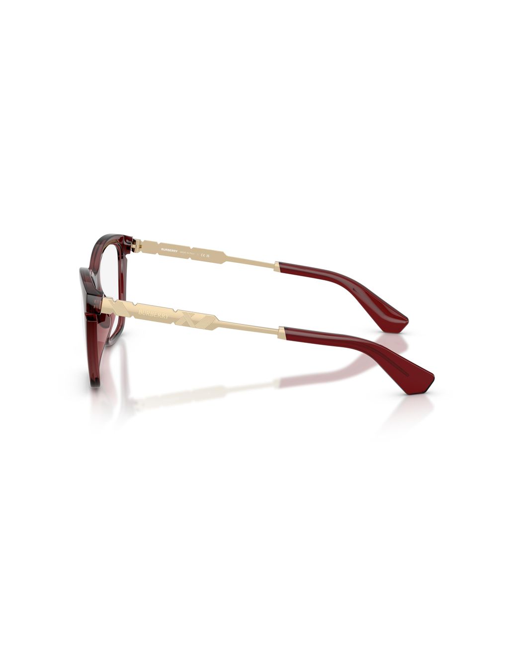 Burberry Black Be2427U 4128 Optical Frames Injected Cat Eye Normal