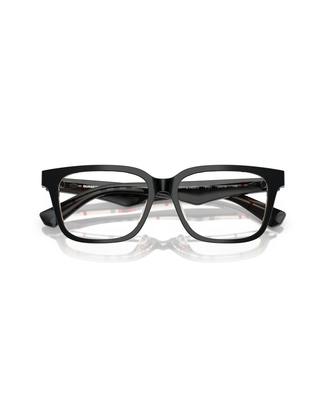 Burberry Black Be2425D 4121 Optical Frames Acetate Squared Normal