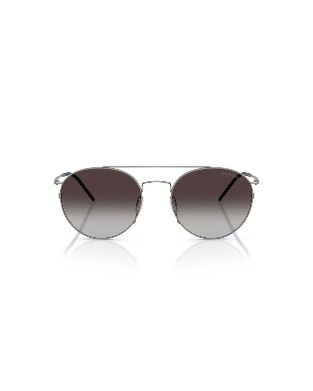 Giorgio Armani Black Ar6183 30038G Sunglasses Metal Round Normal Nuanced for men