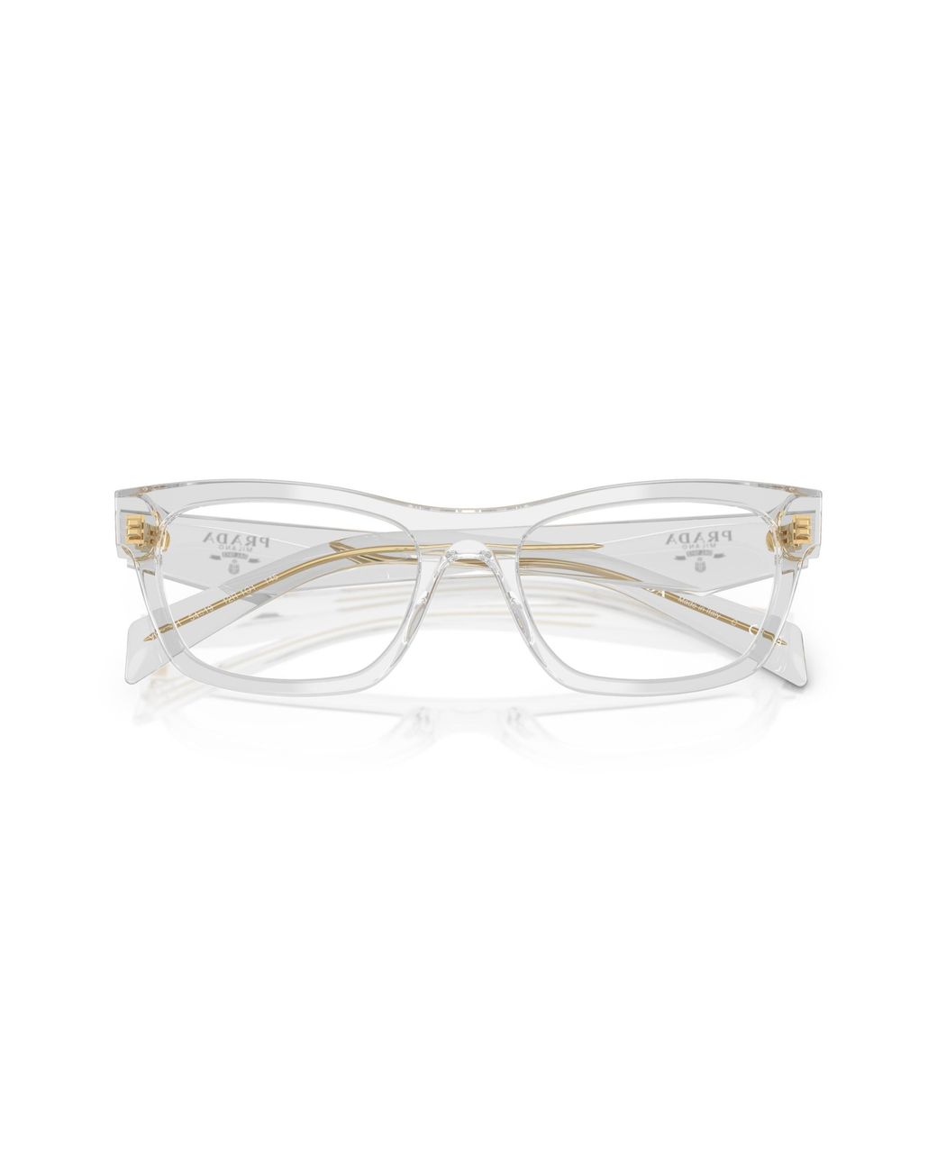 Prada Black Pr B01V 12R1O1 Optical Frames Acetate Butterfly Normal
