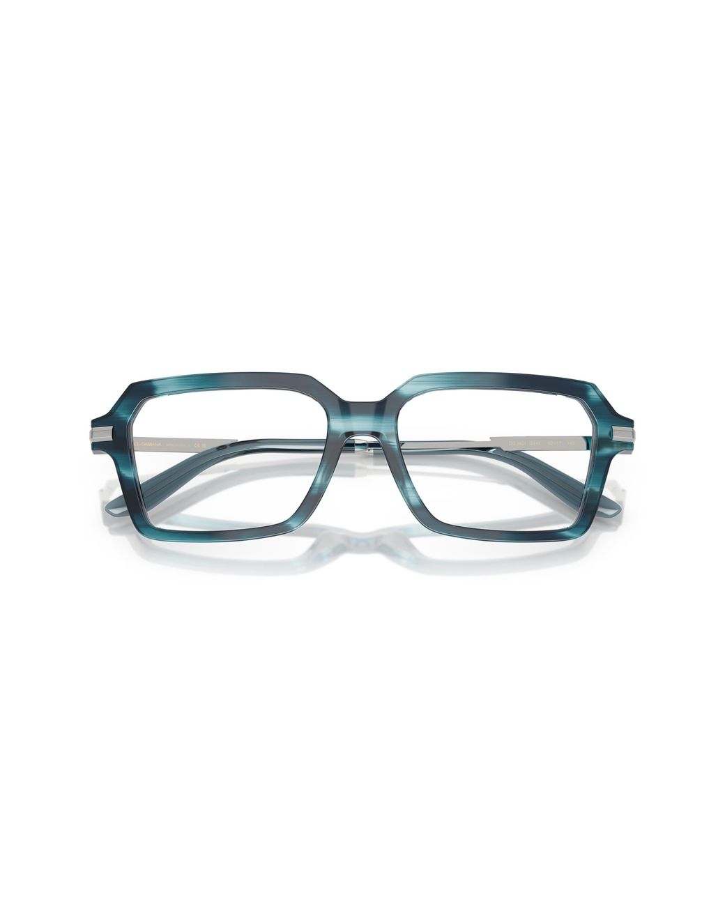 Dolce & Gabbana Black Dg3401 3448 Optical Frames Acetate Transparent Squared Normal for men