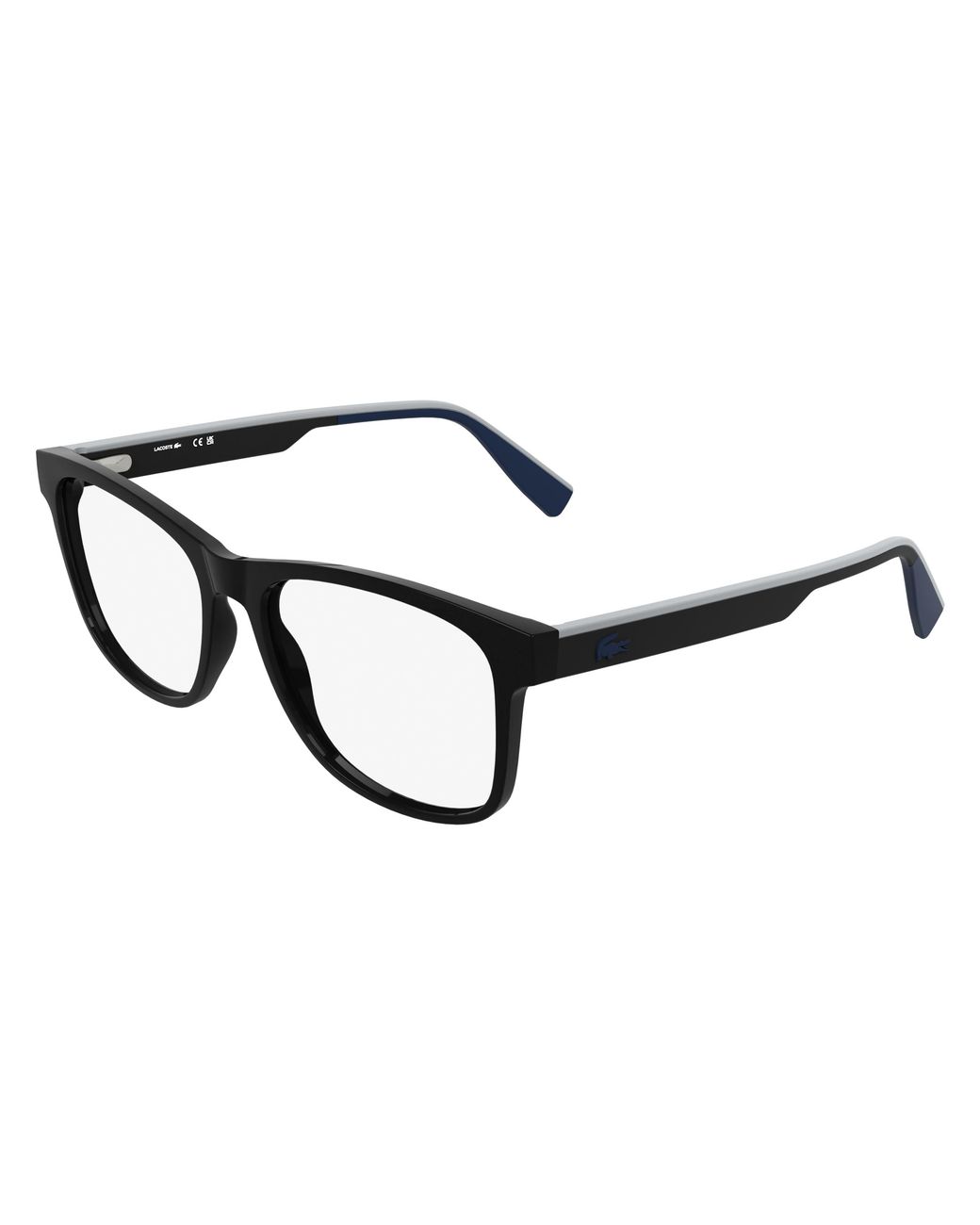 Lacoste Black L4004 001 Optical Frames Bio-Injected Squared Normal for men