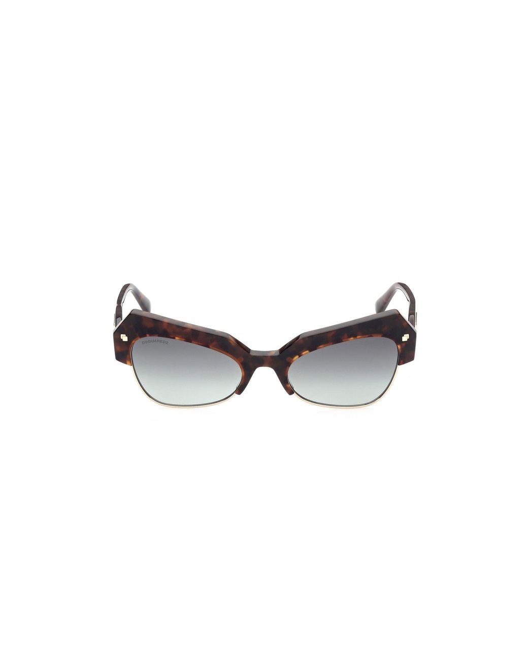 DSquared² Black Dq0367 Dalia 52P Outlet Sunglasses Acetate Geometric Normal Shaded