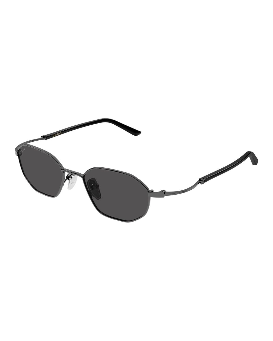 Gucci Black Gg2257S 001 Sunglasses Metal Geometric