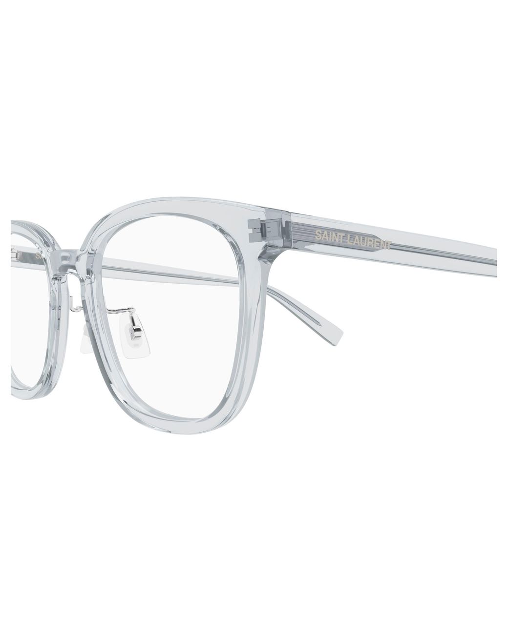 Saint Laurent Black Sl 917/F 003 Optical Frames Acetate Transparent Round