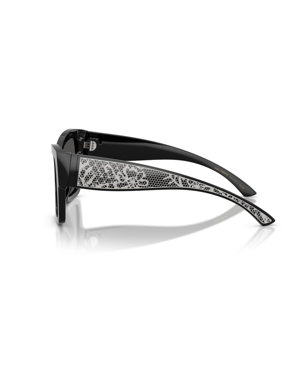 Dolce & Gabbana Black Dg4493 501/87 Sunglasses Acetate Squared Normal