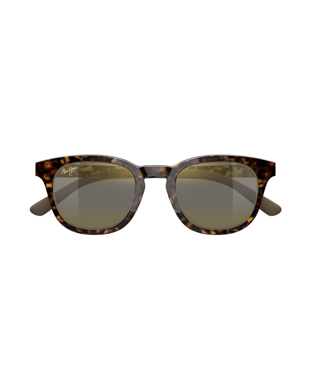 Maui Jim Black Mj0737S 018 Occhiali Da Sole Bio-Iniettato Bronzo Rotonda
