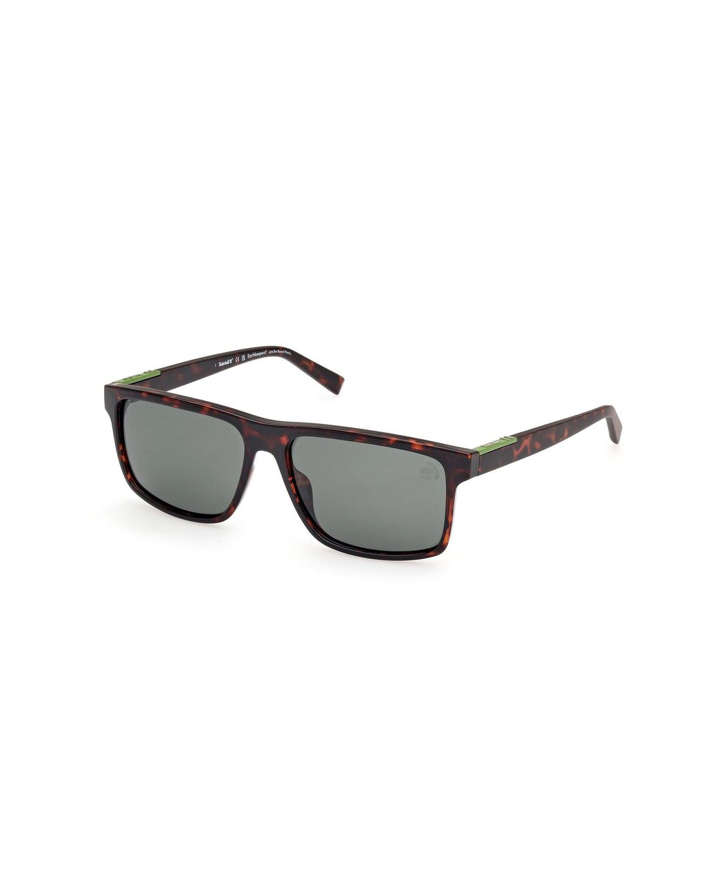 Timberland Black Tb00006 52R Sunglasses Injected Squared Polarized for men