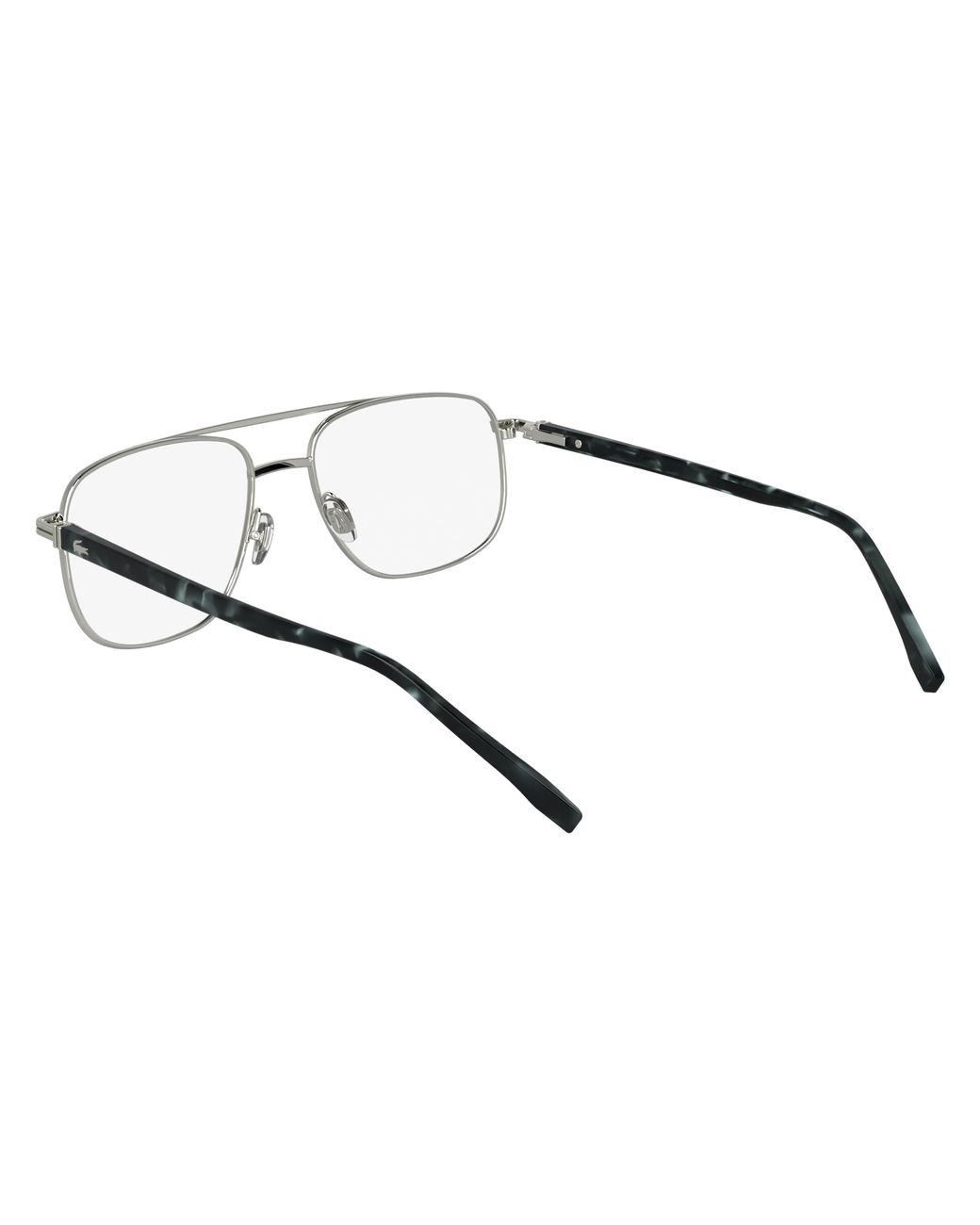 Lacoste Black L2302 045 Optical Frames Metal Squared Normal for men