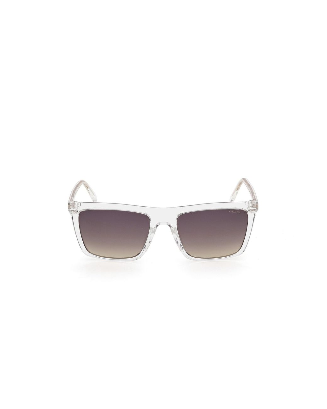 Guess Black Gu00313 26B Sunglasses Injected Smoke Squared Normal for men